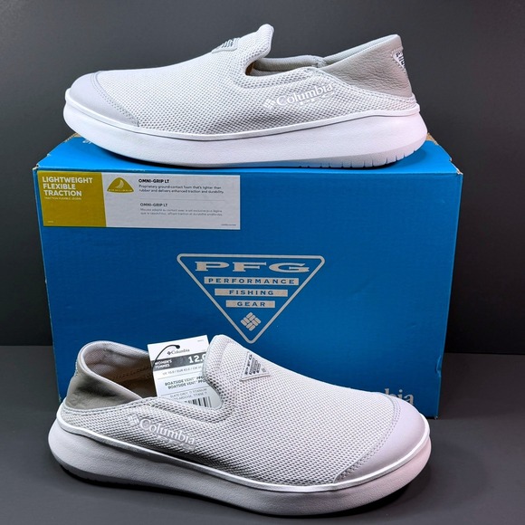 Columbia Shoes - Columbia Boatside Vent PFG Shoes Womens 12 Slate Grey Boat Fishing Mens 10.5 New